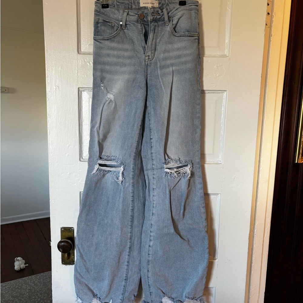 Risen Distressed Light Blue Jeans